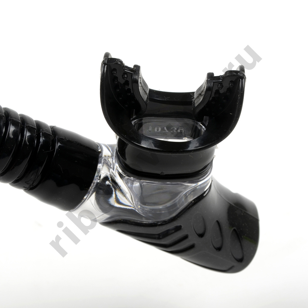 Трубка Sargan Сонора черный металлик, черный силикон