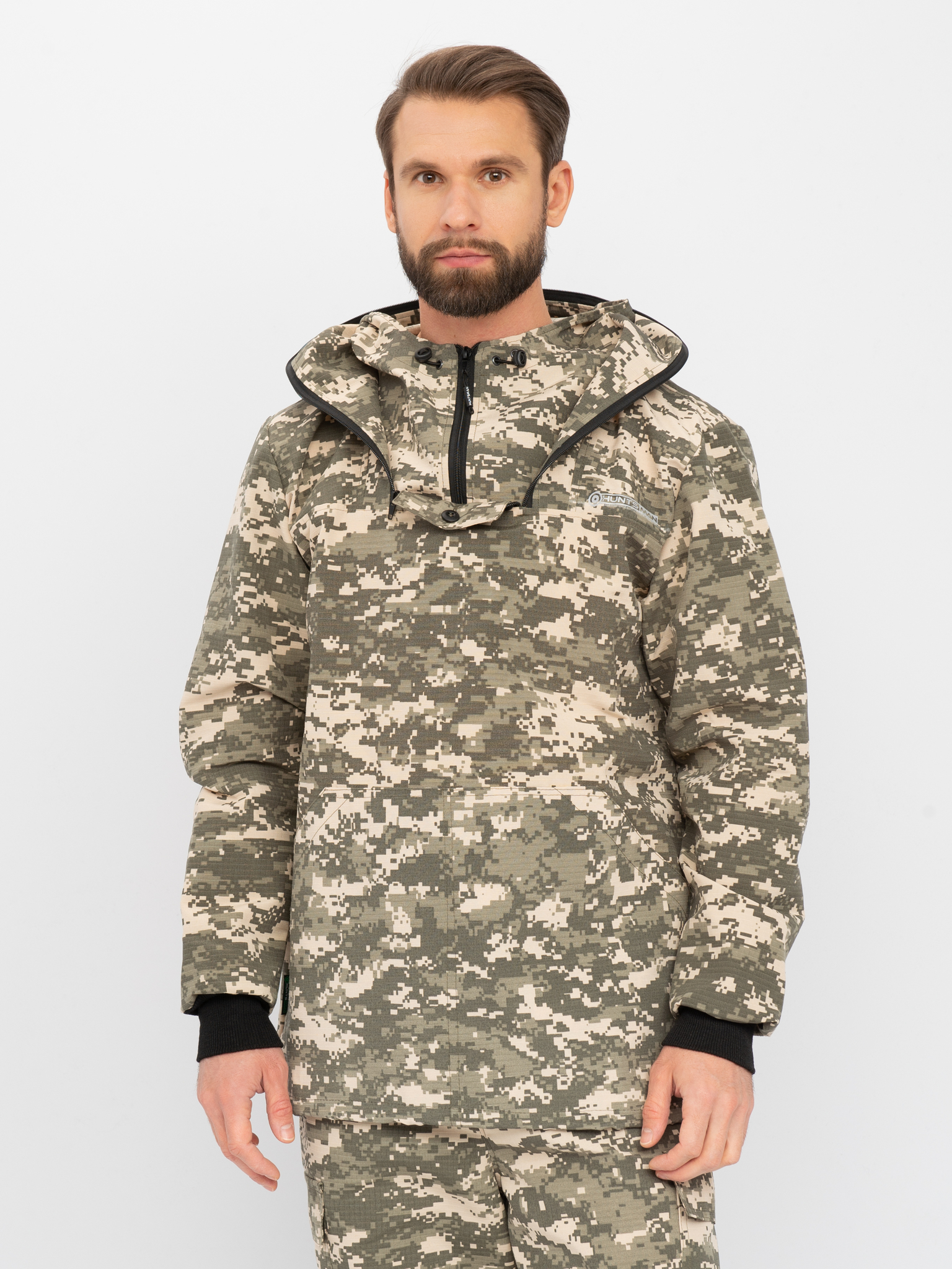 Костюм летний Антигнус-Эконом ткань Смесовая Рип-Стоп цвет 128/2 св.пиксель р.52-54, рост 182-188