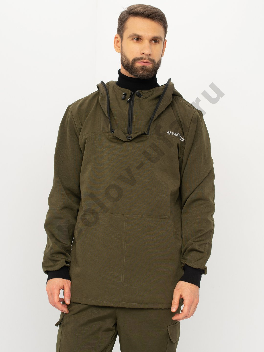 Костюм Huntsman Антигнус-Эконом цв. Хаки, тк.Смесовая Рип-Стоп р. 44-46, рост 170-176
