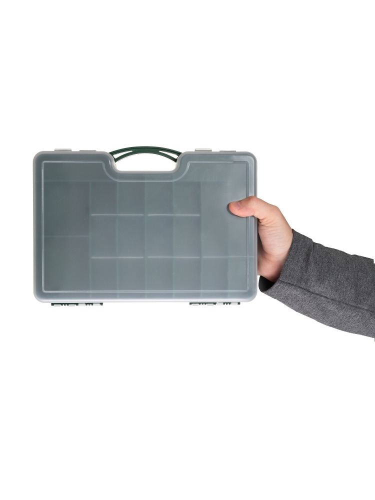 Кейс КД-1 двухсторонний с ручкой Хвоя (290*210*60) Три Кита