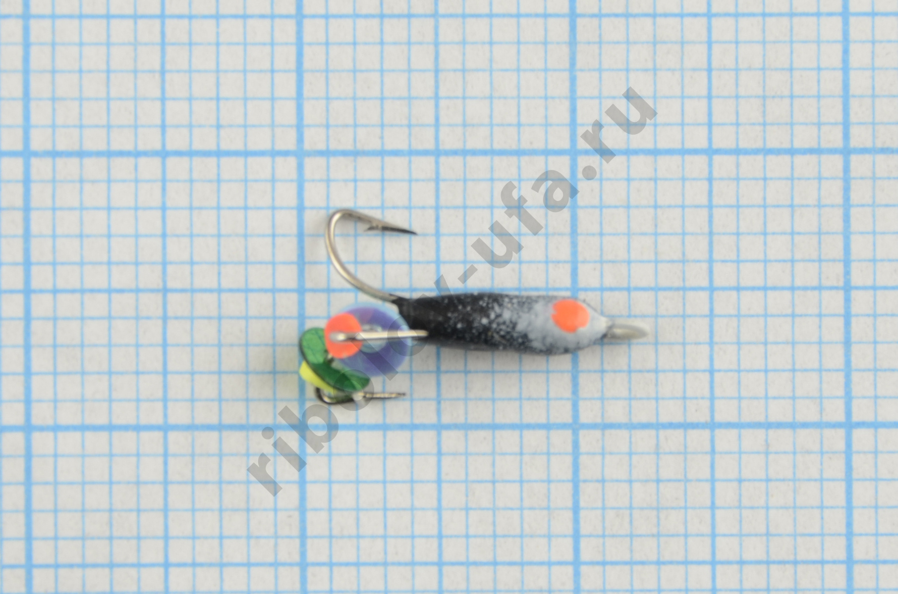 Мормышка Wormix точеная вольфрамовая Черт d=2 с глазком черный арт. 128