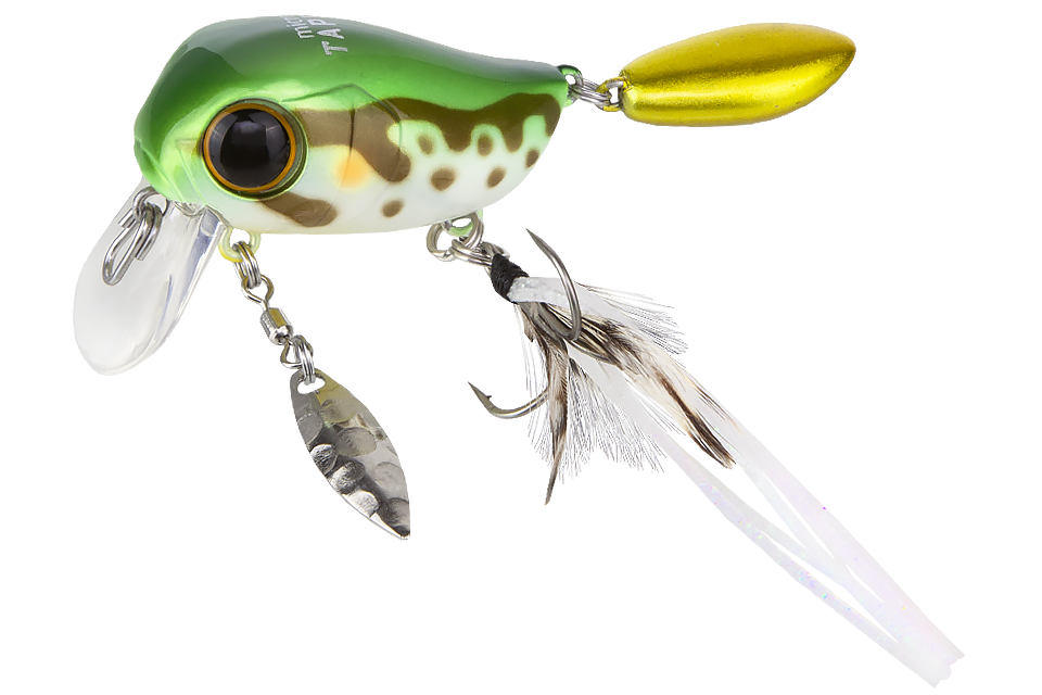 Воблер Jackall Micro Tappy  дл. 5.4 см, гл. 0-0.1 м, 4.8 гр., floating, цв. tonosamagaeru