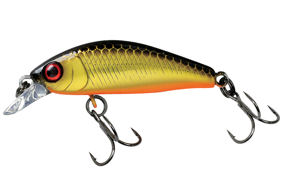 Воблер Jackall Chubby Minnow 35 дл. 3.5 см, 2.3 гр., suspending, цв. hl gold & black