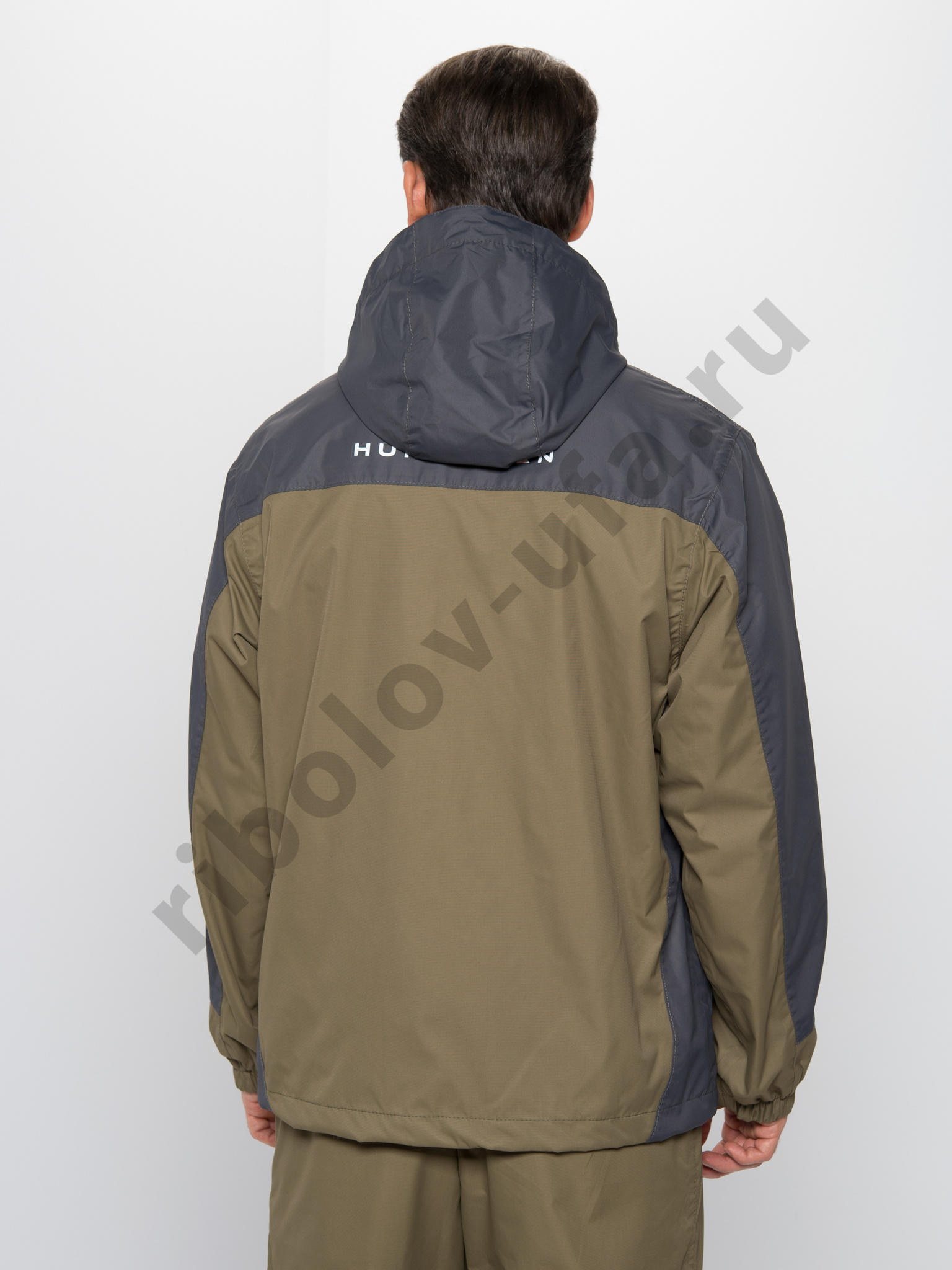 Костюм демис. Huntsman Орегон цв.Хаки/Серый тк.Breathable р.52-54 рост 170-176 (РР)