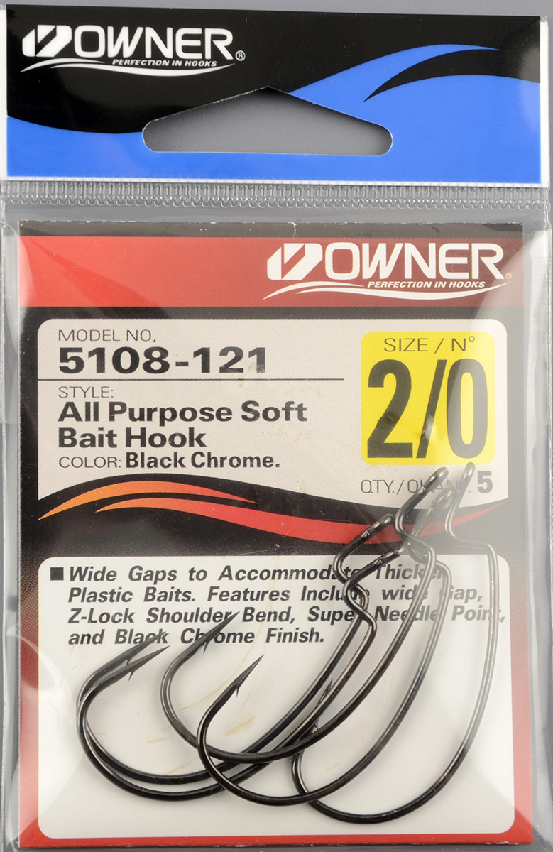 Офсетный крючок Owner (ВС) №5108 №2/0