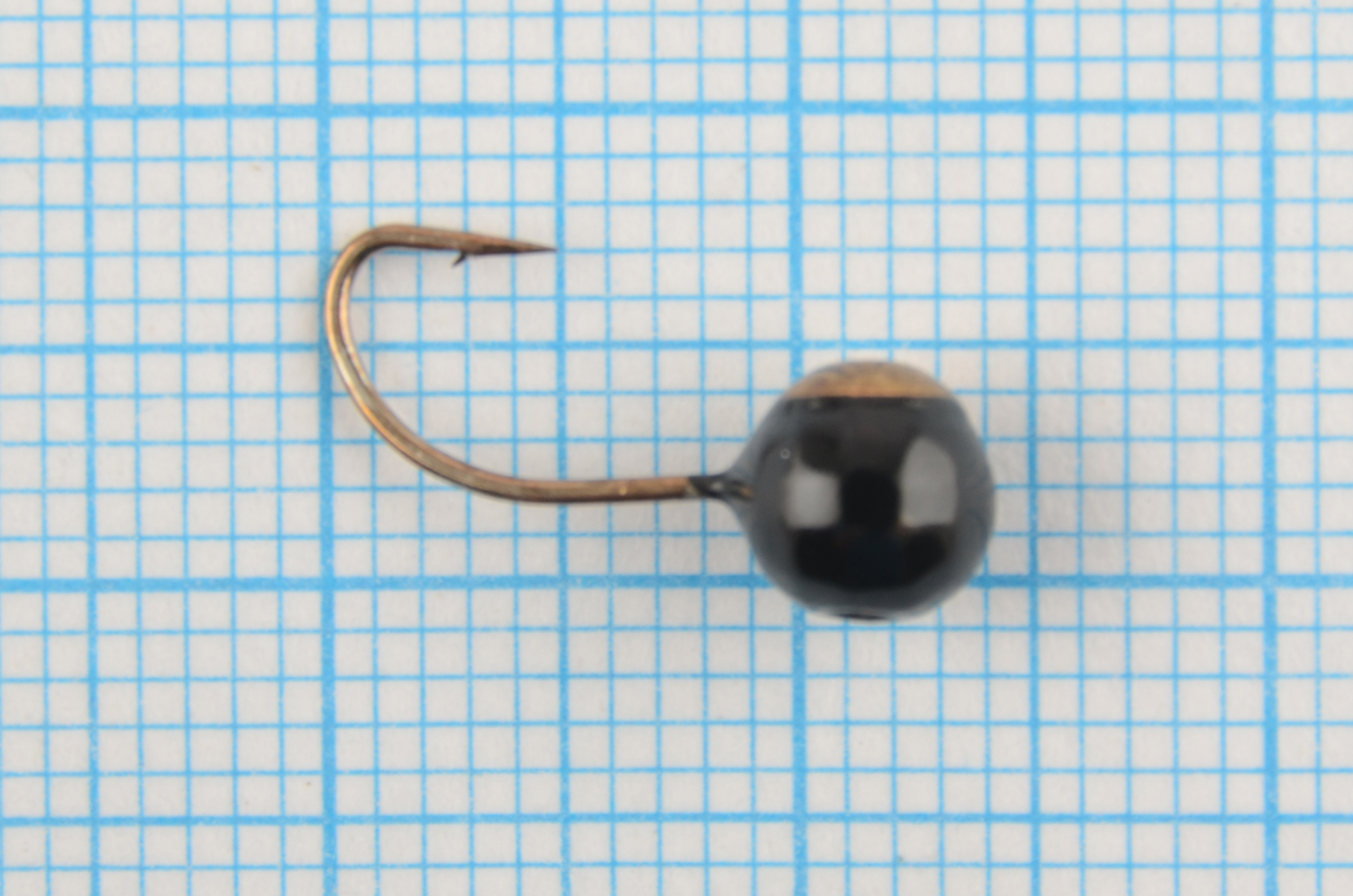 Мормышка Мир Вольфрама Дробь с коронкой д. 5 мм черная