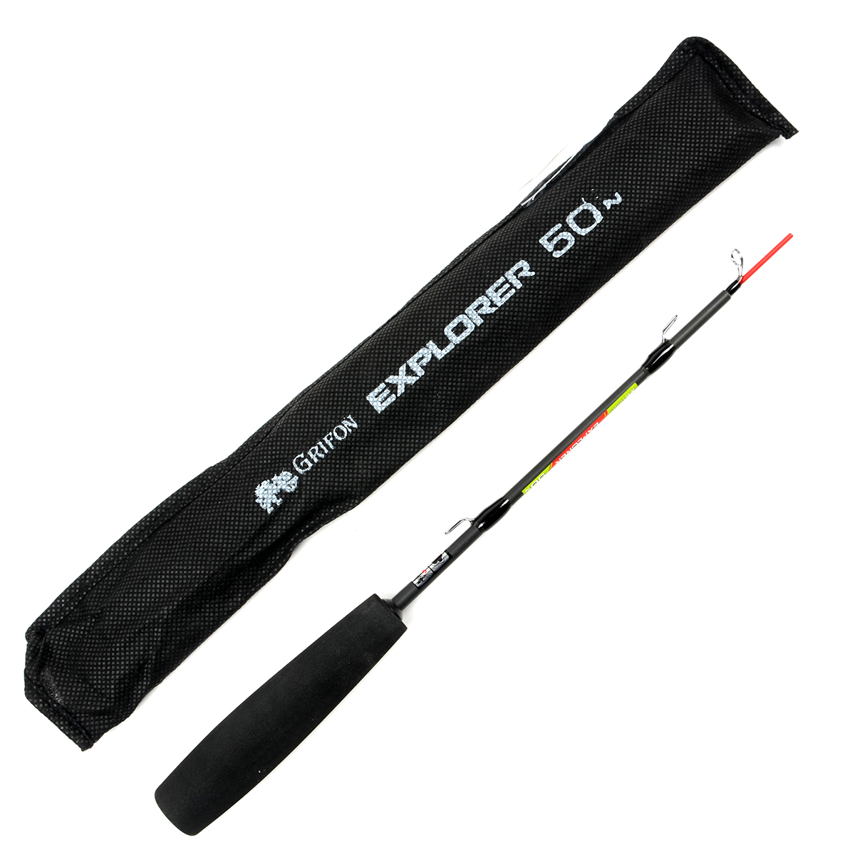 Удочка зимняя Grifon Explorer телескоп 50см с мотовилом, неопр.ручка