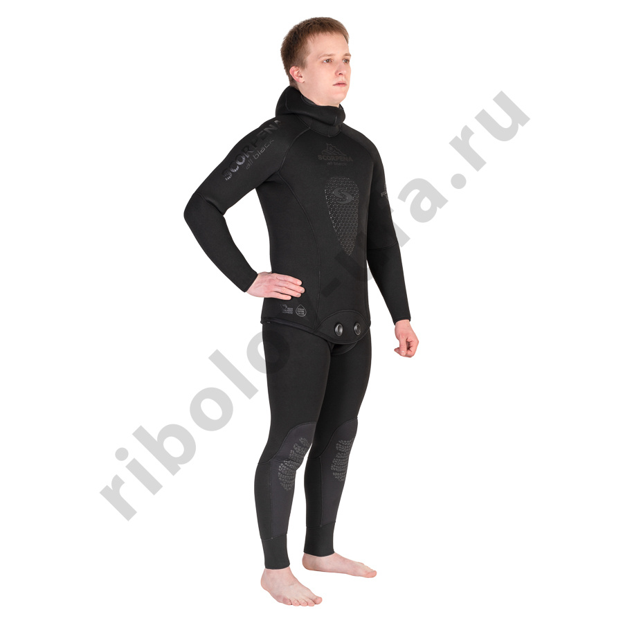 Гидрокостюм Scorpena 5мм All Black р. L (25)
