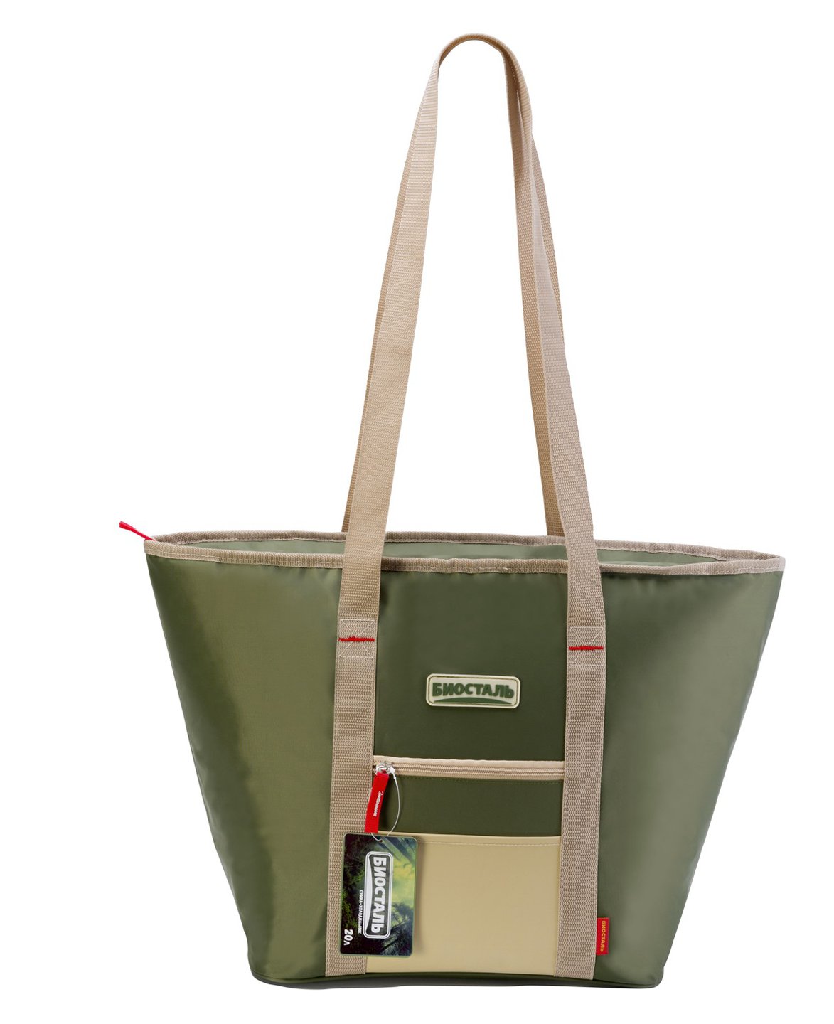 Сумка холодильник Biostal Фэмили 20л TB-20G цв. Зеленая тайга