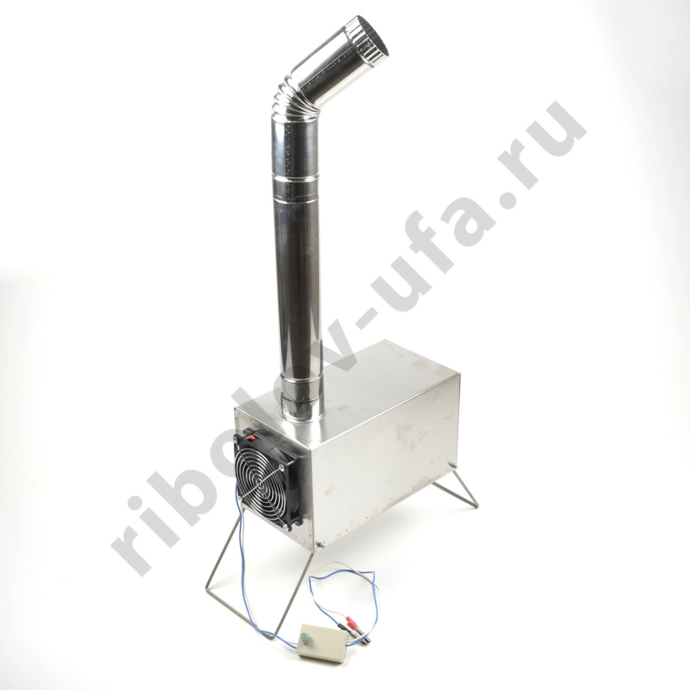 Теплообменник для палатки Вектор-ВУ 355х170х240см, нерж сталь, с вентилятором, в сумке