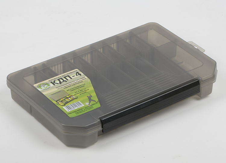 Коробка КДП-4 для приманок 340*215*50мм, цв. дымка Три Кита