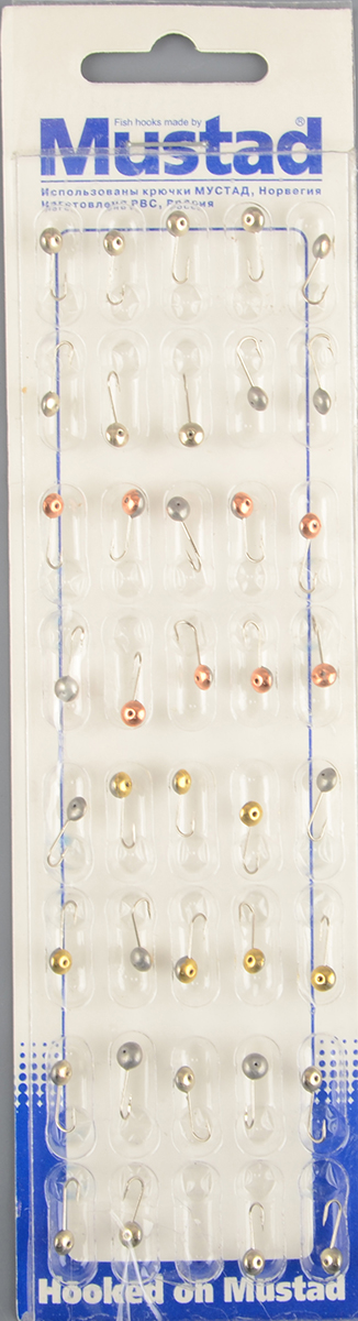 Набор мормышек РВС тип 2 104 Коза (уп.40шт)