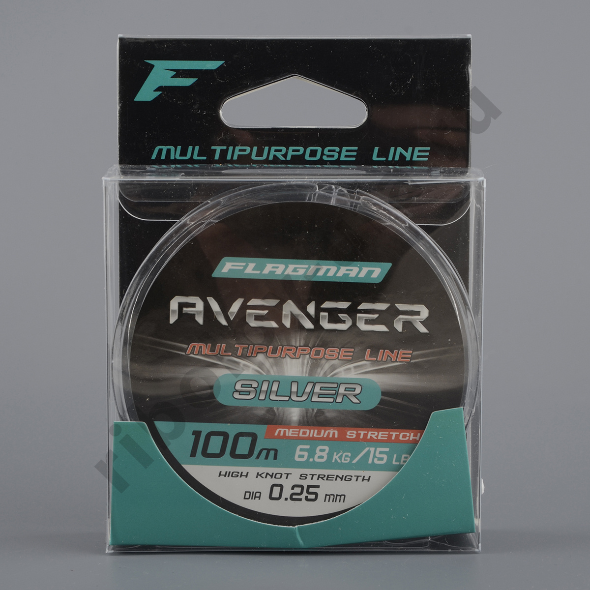 Леска Flagman Avenger Silver Line 100м, 0.25мм, 6.8кг