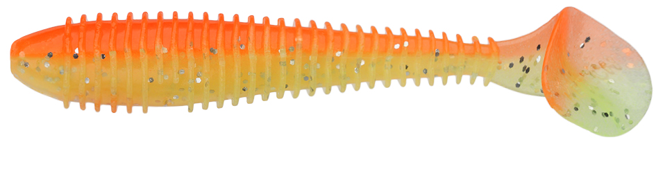 Силиконовая приманка Keitech Swing Impact Fat 4,8 in 12см 12гр (5шт/уп) # PAL 04  Sun Shine Lemon