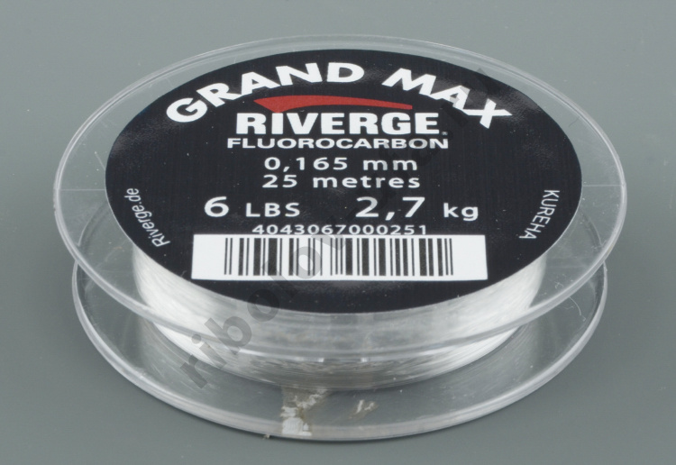 Поводковый материал GRAND MAX (флюорокарбон) 0,117 мм Fluorocarbon 1,4 kg, 25 m