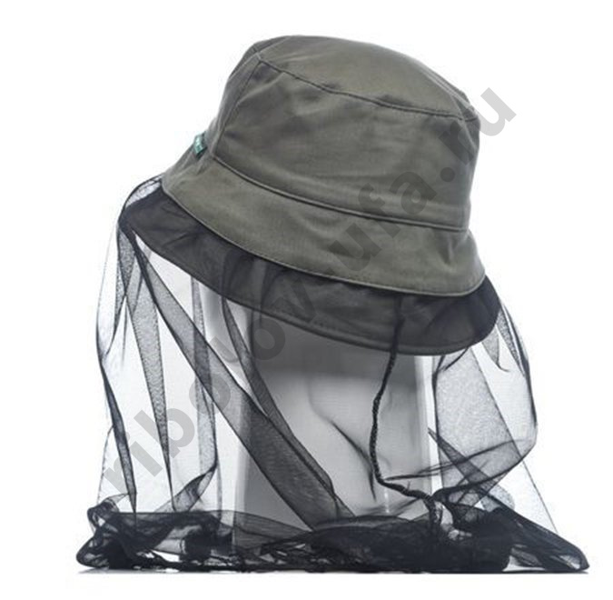Панама-накомарник Huntsman Трансформер цв. Хаки тк.Cotton р. 60