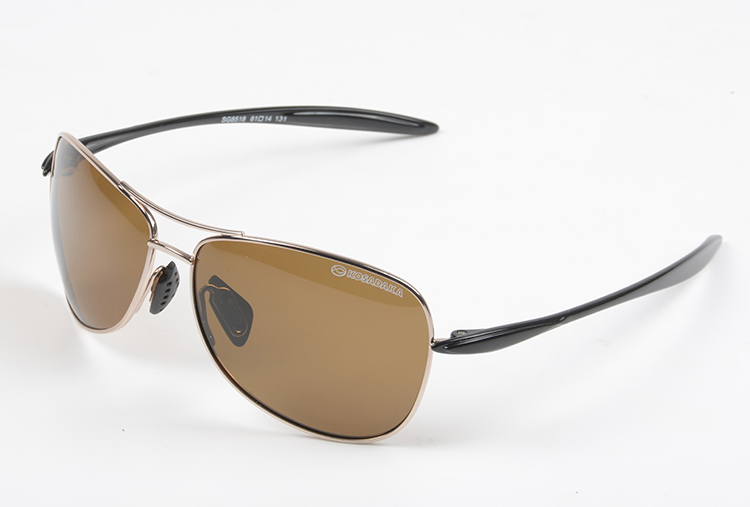 Очки Kosadaka поляризационные металлические коричневые (8518)