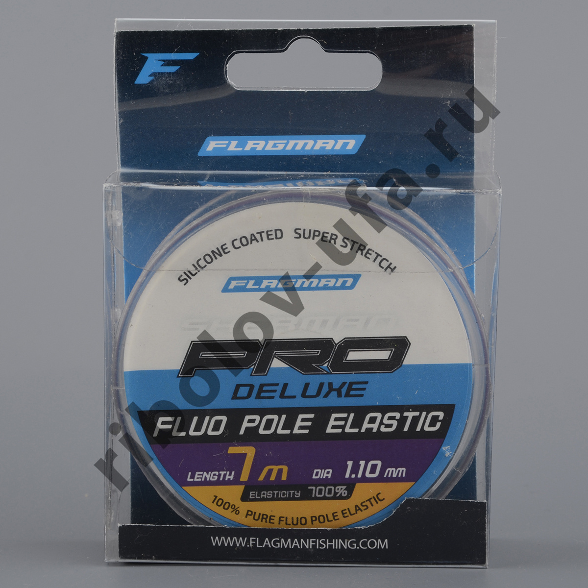Амортизатор для штекера Flagman Deluxe Fluo Pole Elastic 7м, d-1.1мм violet