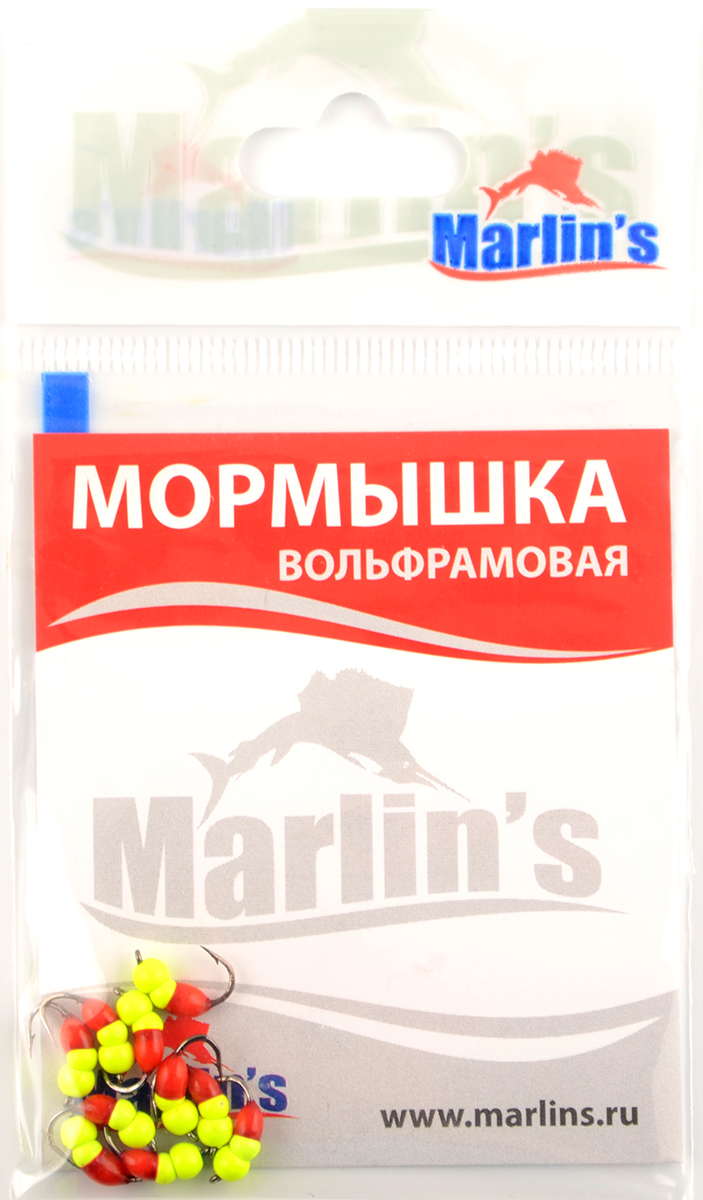 Мормышка вольфрам. Marlins Мураш №1 3мм 0,30гр. цв.лимон