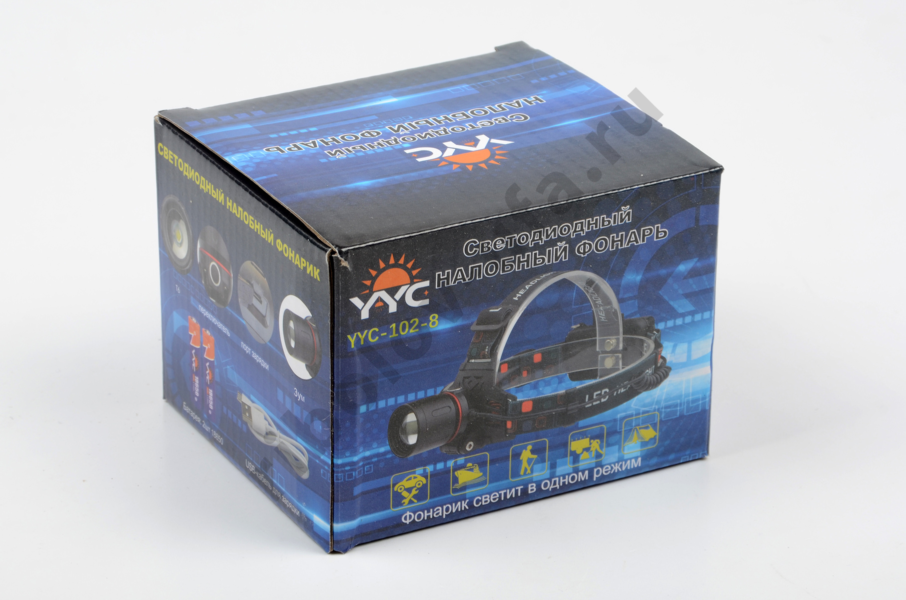 Фонарь налобный YYC 102-8