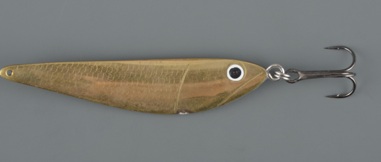 Зимняя блесна Тюлька большая золото/медь (16 гр)