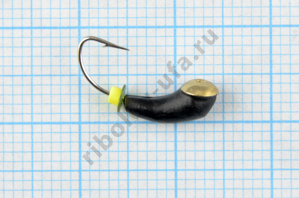 Мормышка Wormix точеная вольфрамовая Уралка d=4 с коронкой арт. 414