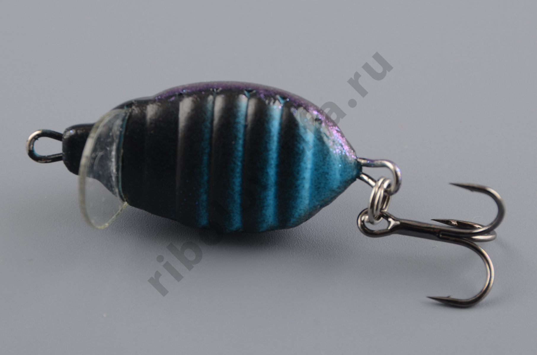 Воблер Белоречье Кренк Жук 3D 2гр тройник №10, цв. 2115