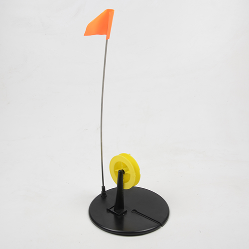 Жерлица Три кита с прямой стойкой d-190мм катушка 80мм