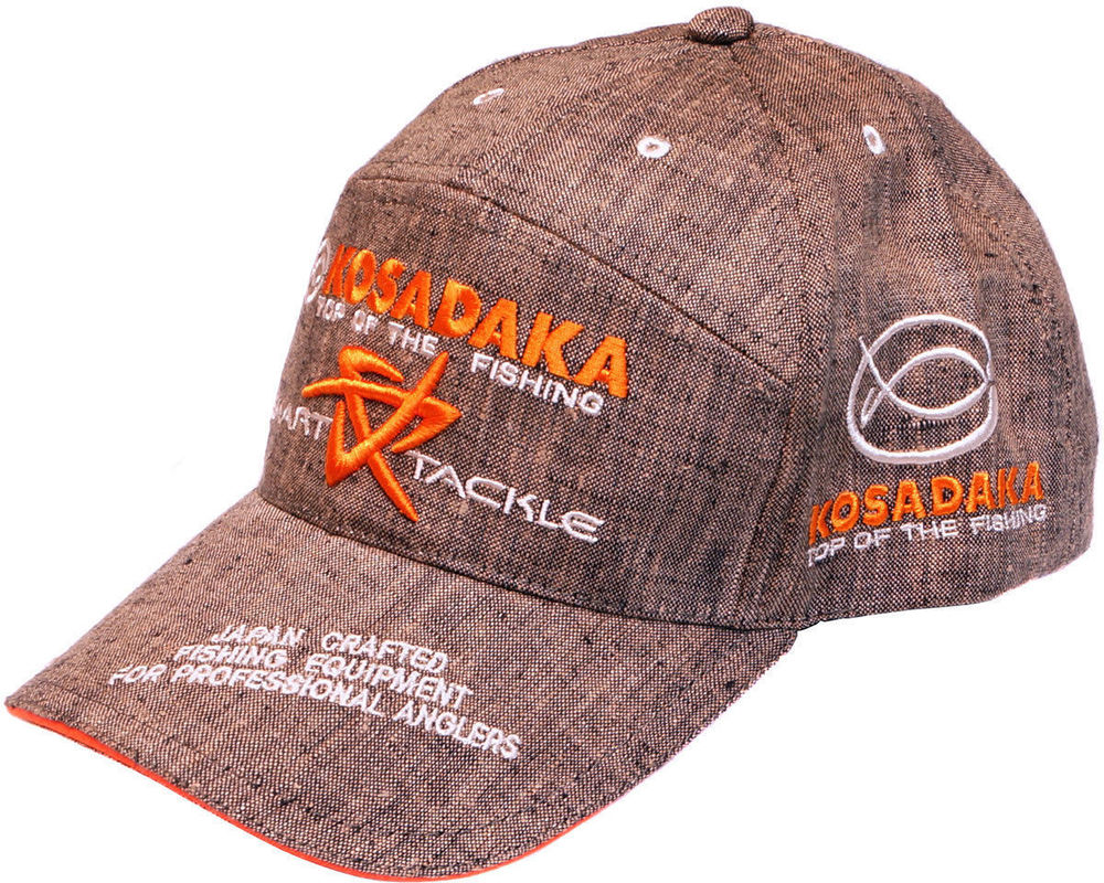 Бейсболка Kosadaka Smart Tackle лен серо-коричневый