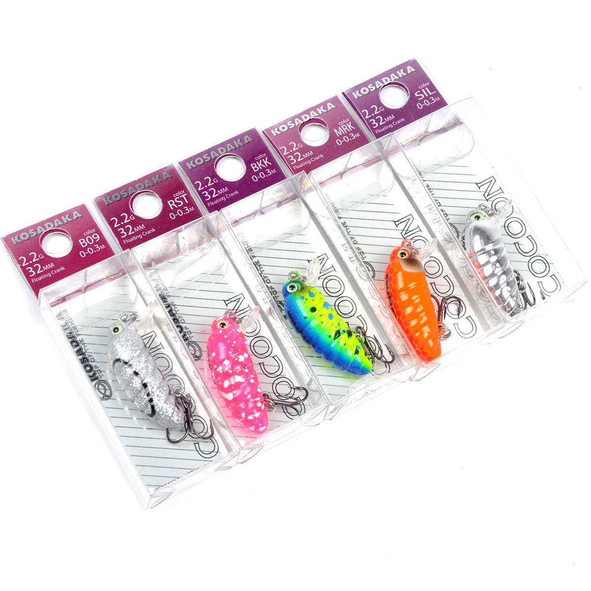 Воблер Kosadaka Cocoon xs 32F плав.,32 мм,2.2 гр, 0.0-0.3м цв. RST