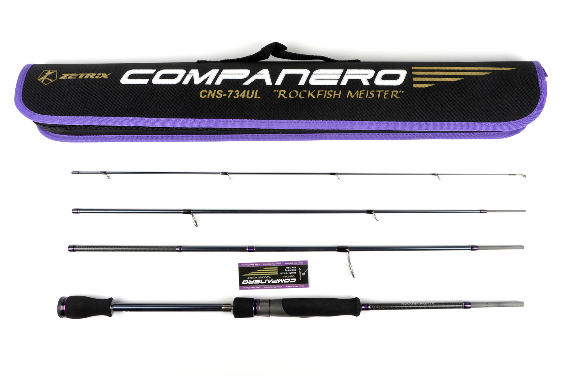 Спиннинг Zetrix Companero CNS-734 UL 0.8-7гр, 2-6lb Fast