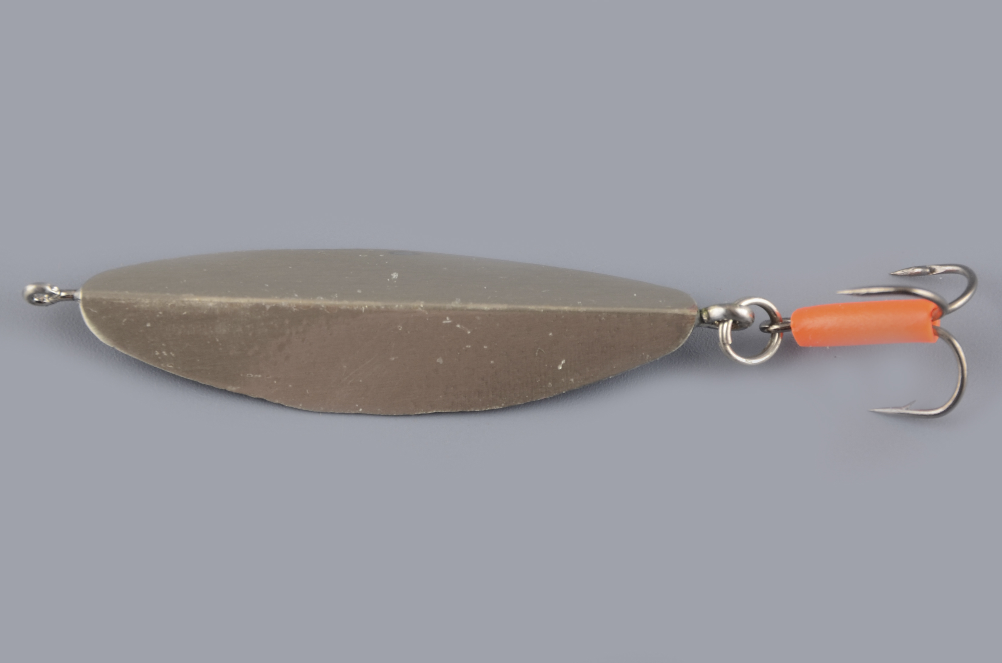 Блесна Курганская Маропедка №43 с тройником, 32мм 120° цв. серебро