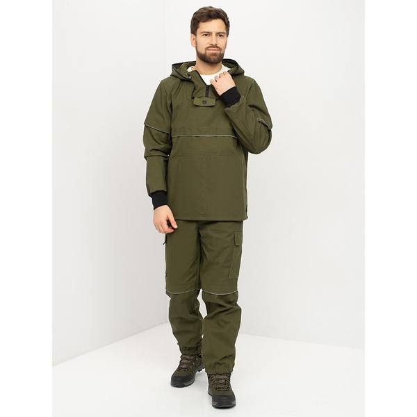 Костюм Huntsman Антигнус-Люкс с ловуш. и пыль. цв. Хаки, тк.Палатка, р.44-46 (170-176) РР