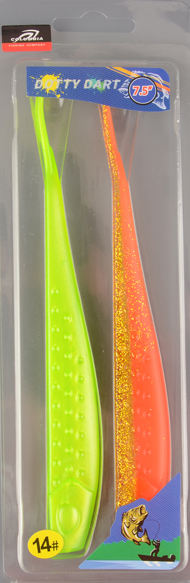 Силиконовая приманка Columbia Dotty Dart 7.5in #14