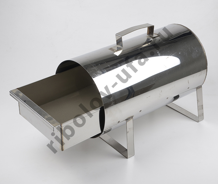 Жаровня цилиндрическая, сталь нержавеющая 430*250мм,  d-210мм, t-0.8мм (Аша)