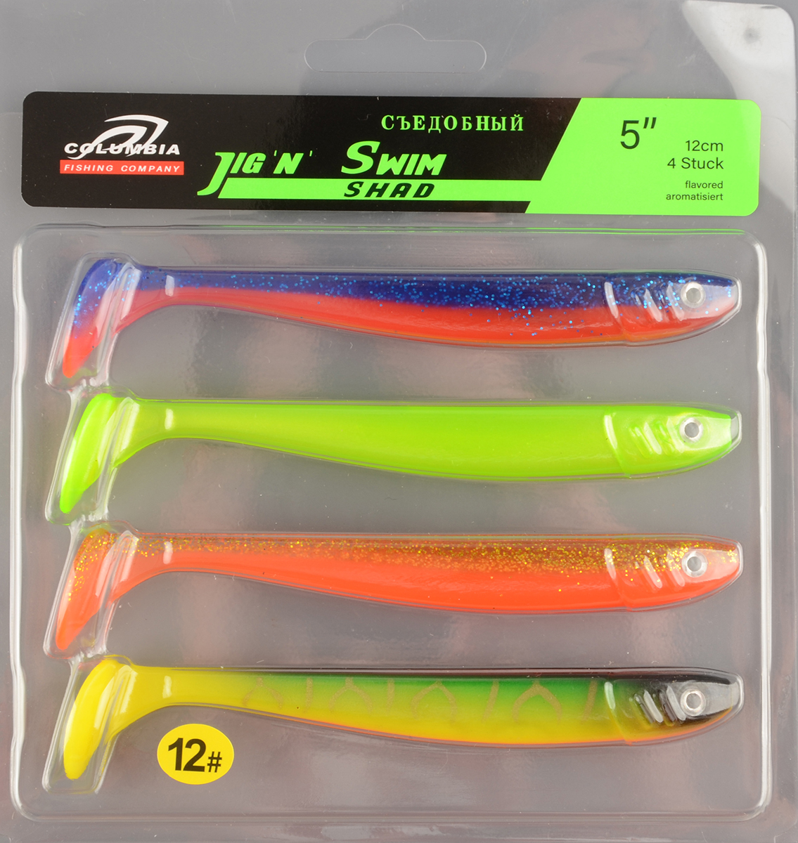 Силиконовая приманка Columbia Jign Swim Shad 5in 12см #12