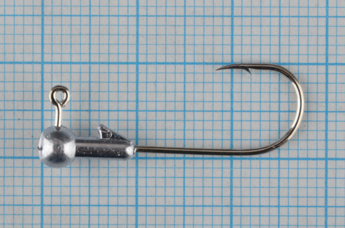 Джиг-головка  ШАР кр. Gamakatsu № 2/1гр Nic (20шт/уп)