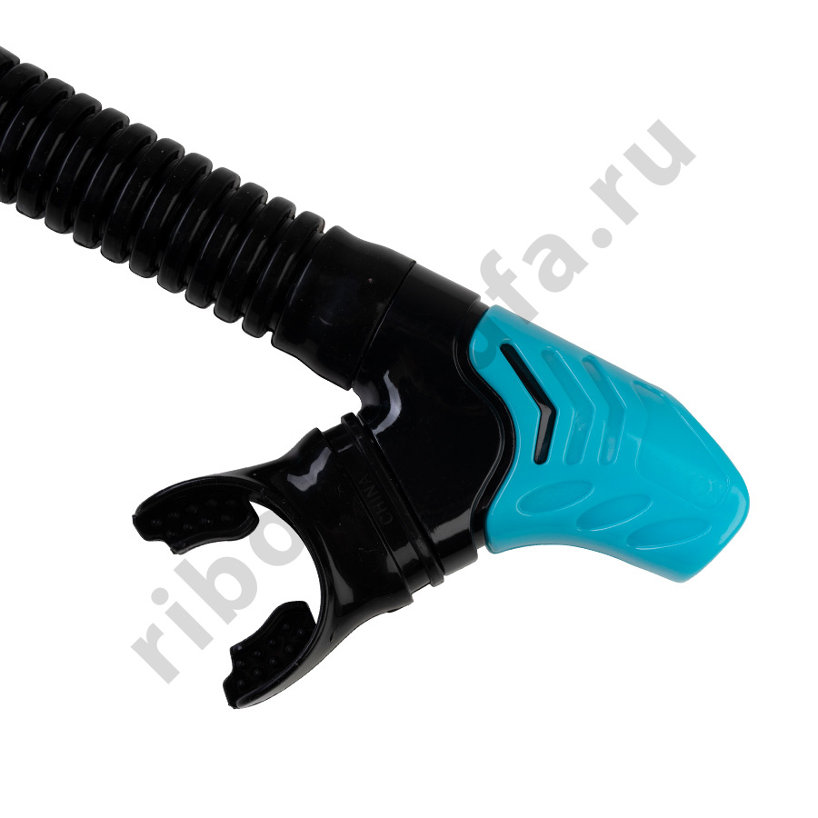 Трубка Scorpena O с двумя клапанами, голуб.