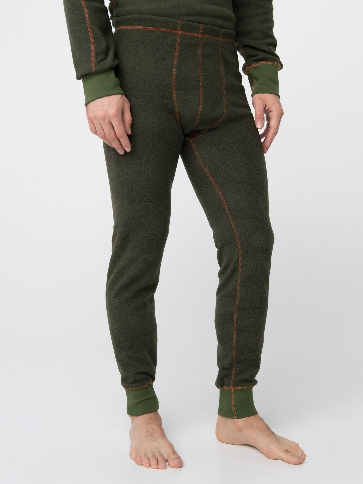 Термобелье Huntsman Thermoline ZIP цв.Хаки, ткань Флис р. 48-50 (L)