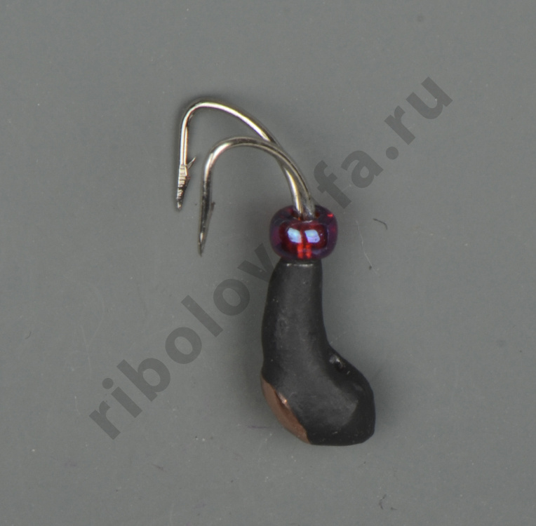 Мормышка Wormix точеная вольфрамовая Коза d=2 перевертыш с коронкой арт. 143