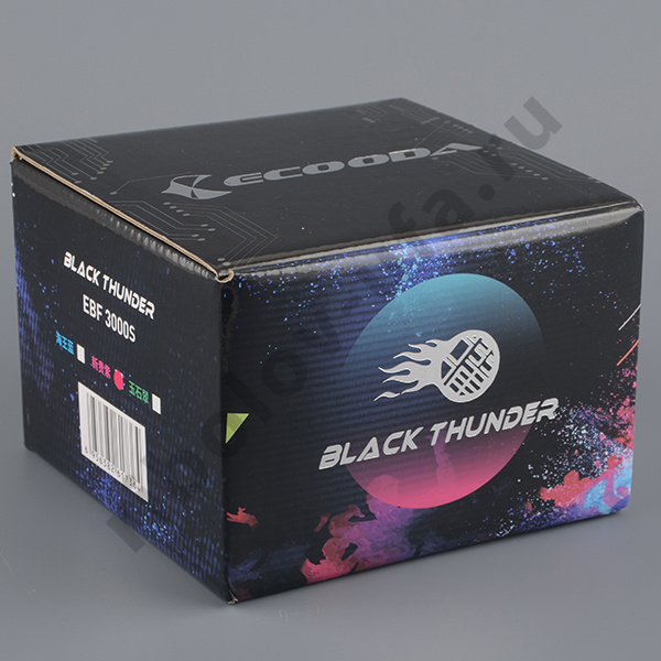Катушка безынерц. Ecooda Black Thunder 3000S (5BB+1RB, 5.1:1, 285g 0.185-150m, 0.205-120m)
