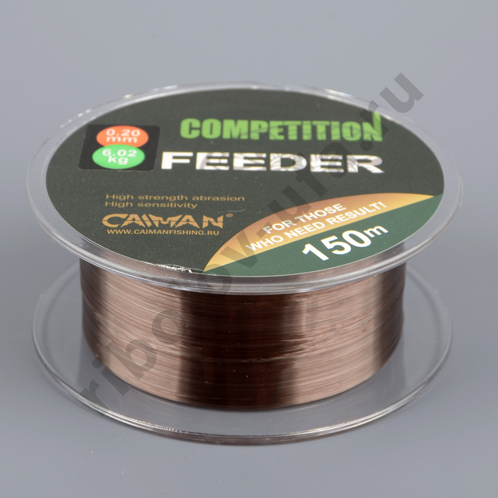 Леска Caiman Competition feeder sinking коричневая 150м 0,20мм 185007
