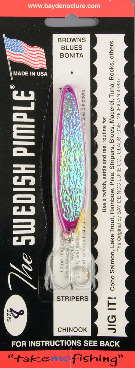 Блесна Swedish Pimple Ice №8 Violet Ice