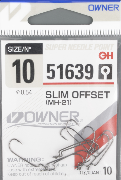Офсетный крючок Owner 51639- №10