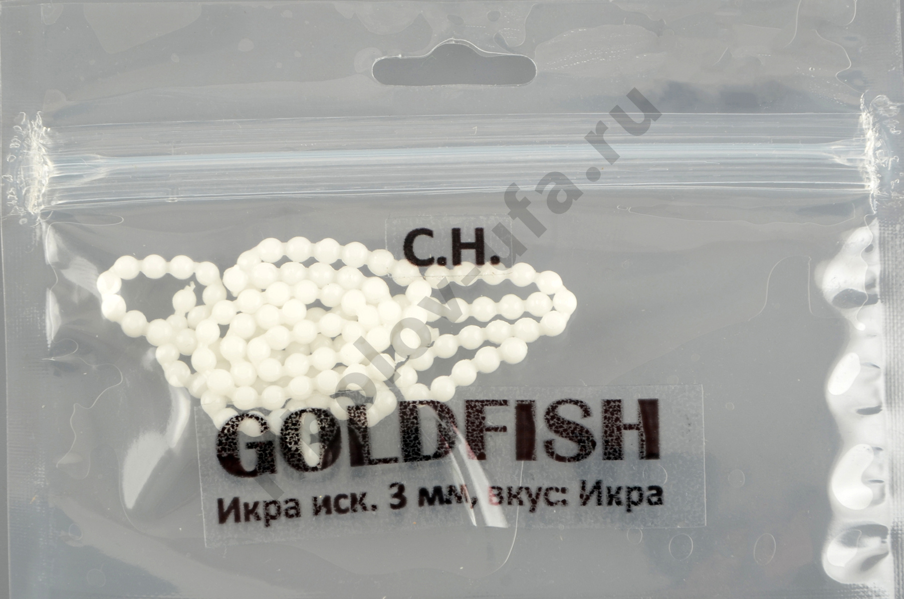 Икра Gold Fish силикон, светонакопительная аромат икры 3мм, цв.6