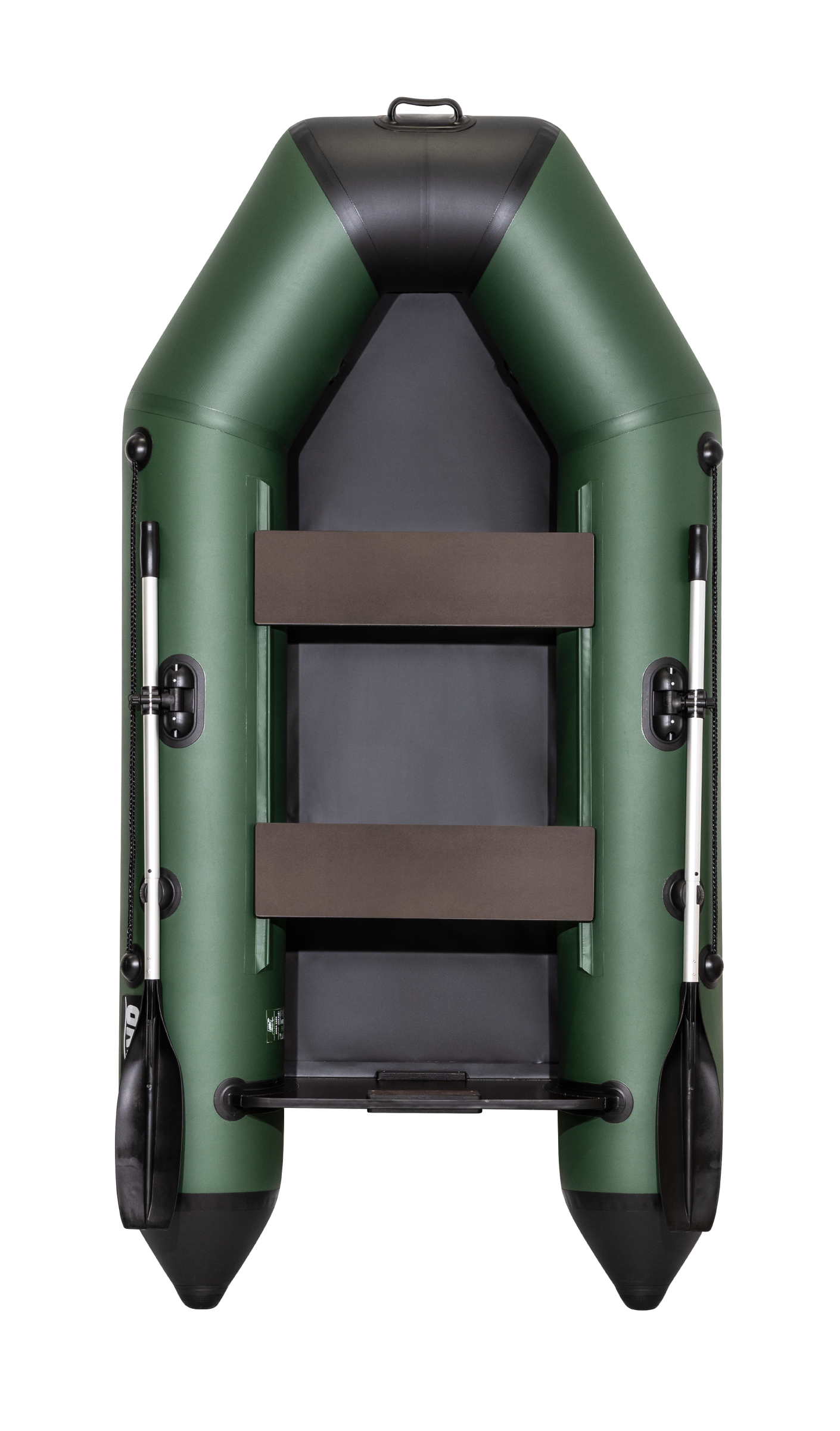 Лодка Аква 2600 зеленый/черный