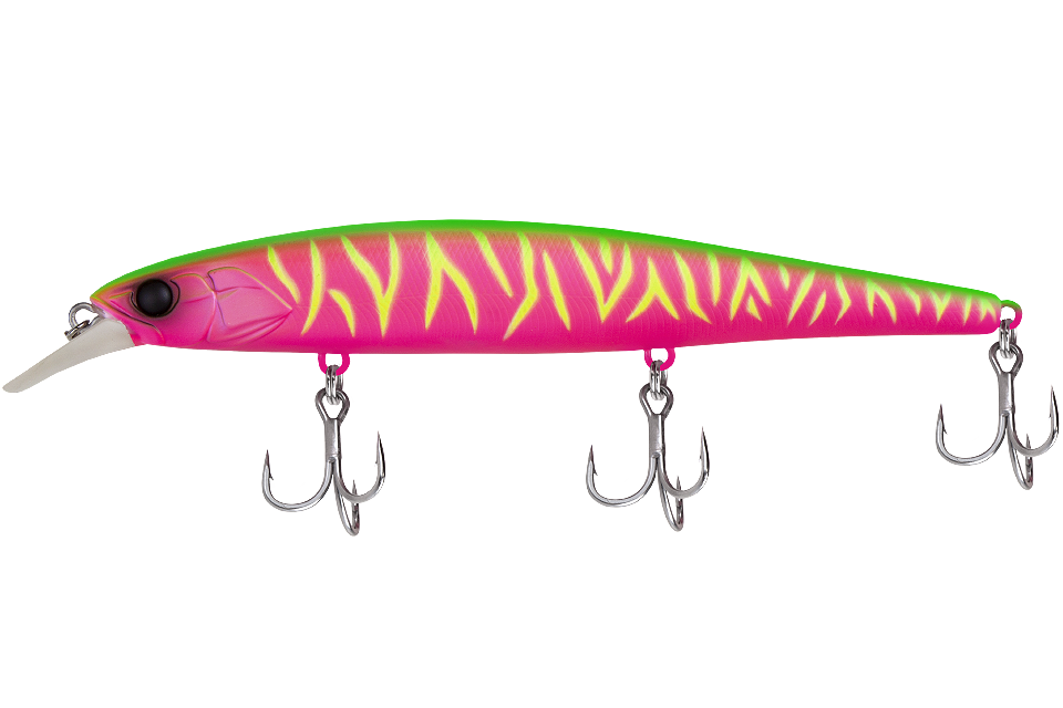 Воблер Jackall Mag Squad дл. 128 мм 21гр 1,0-1,5м suspend цв.dragon fruit mat tiger