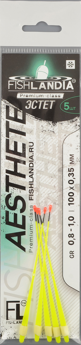 Сторожок Fishlandia лавсановый Эстет Лимон 100*0,35мм 0,8-1,0гр