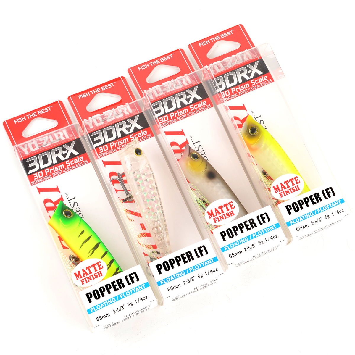 Воблер Yo-Zuri  R1435 3DR-X Popper 65мм 6гр, цв. MFT