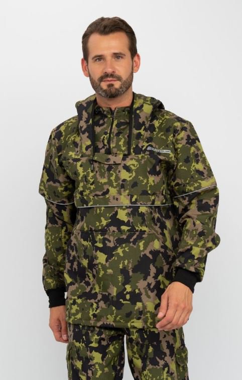 Костюм деми Huntsman Антигнус-Люкс с лов. и пыль цв.КМФ №153, тк.Смес Микро РипрСтоп 48-50 (170-176)